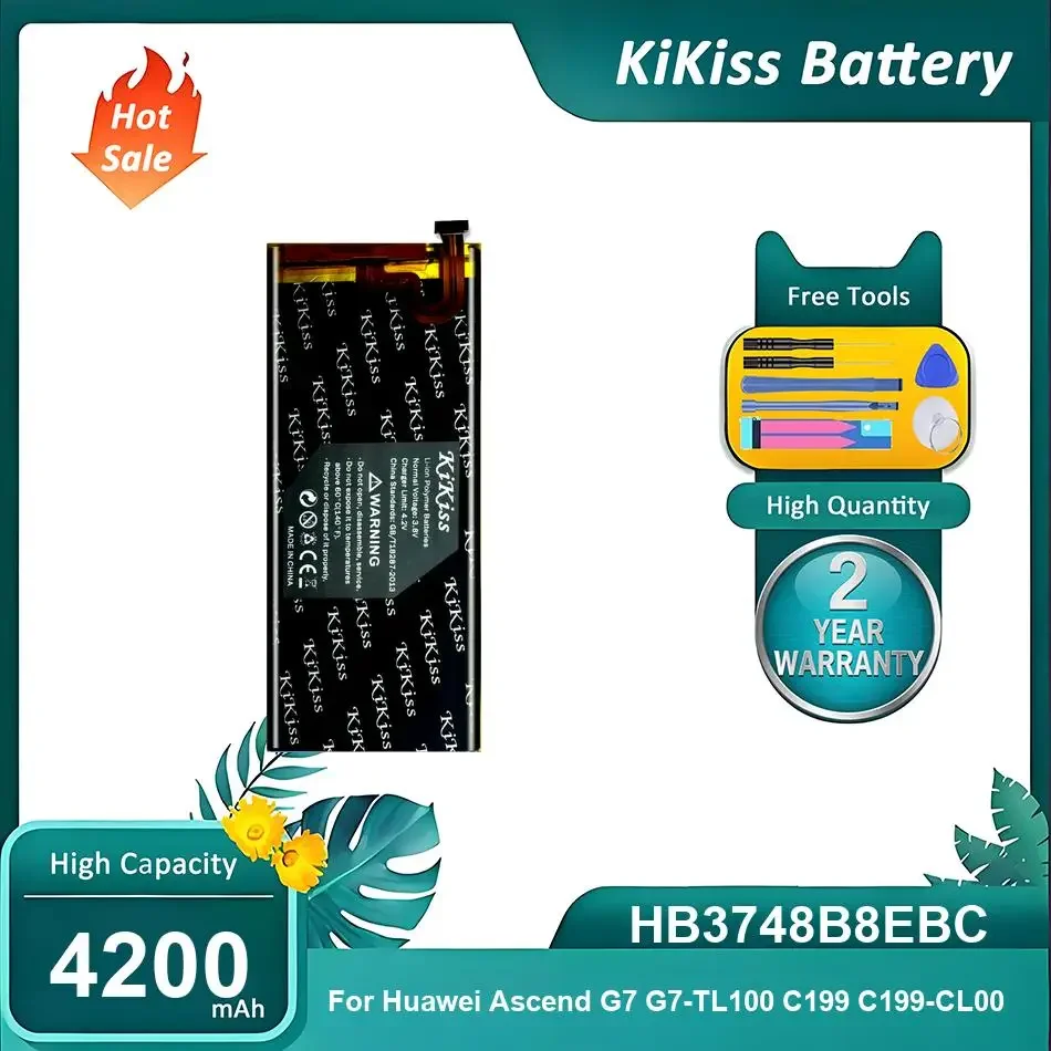 Powerful Mobile Phone Battery For Huawei Ascend G7 G7-TL100 C199 C199-CL00,HB3748B8EBC,4200mAh
Powerful Mobile Phone Battery For Huawei Ascend G7 G7-TL100 C199 C199-CL00,HB3748B8EBC,4200mAh