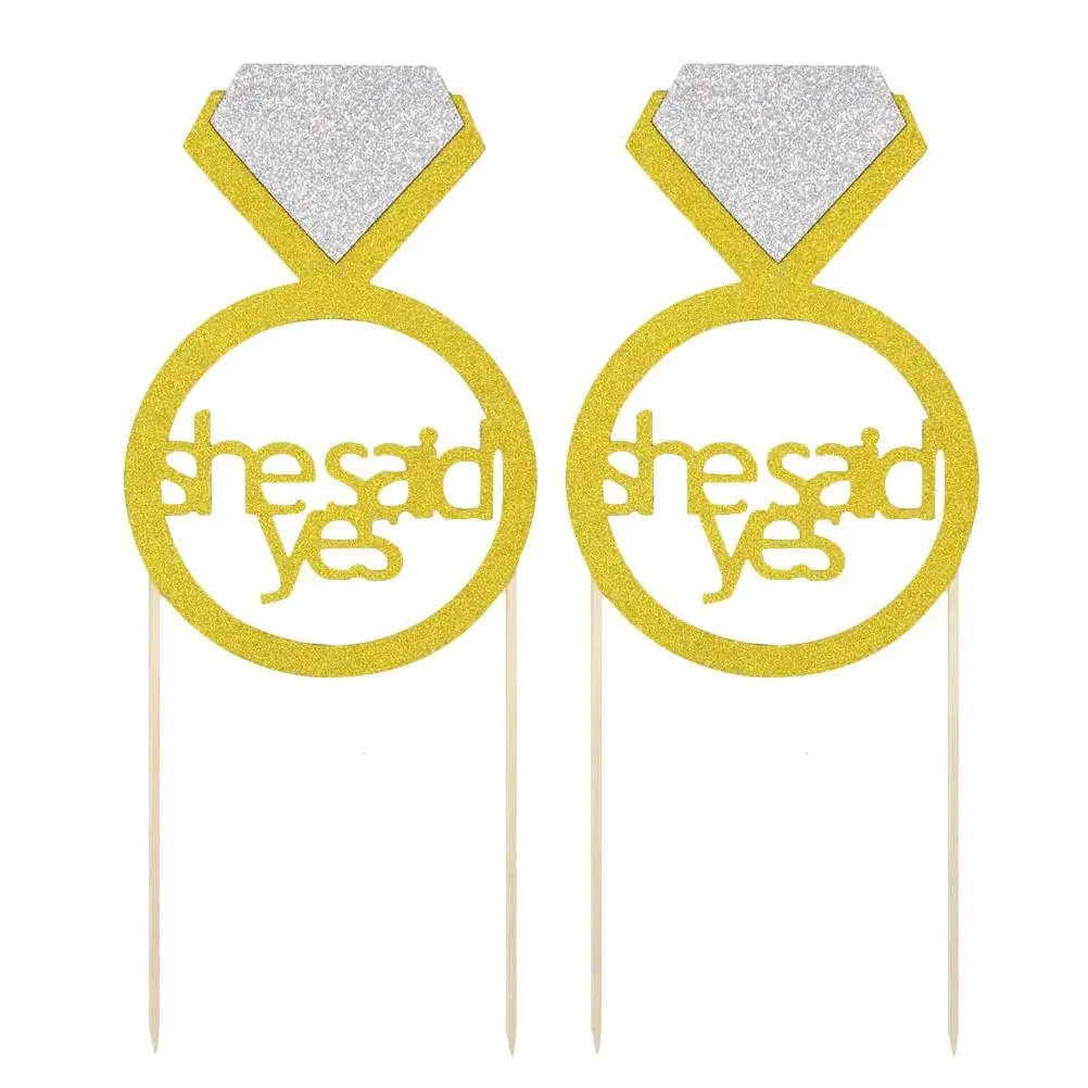 5 Pcs Toppers for Wedding Engagement Wedding Toppers She Cake Decorations Said Yes Safe Cake Decorations
5 Pcs Toppers for Wedding Engagement Wedding Toppers She Cake Decorations Said Yes Safe Cake Decorations