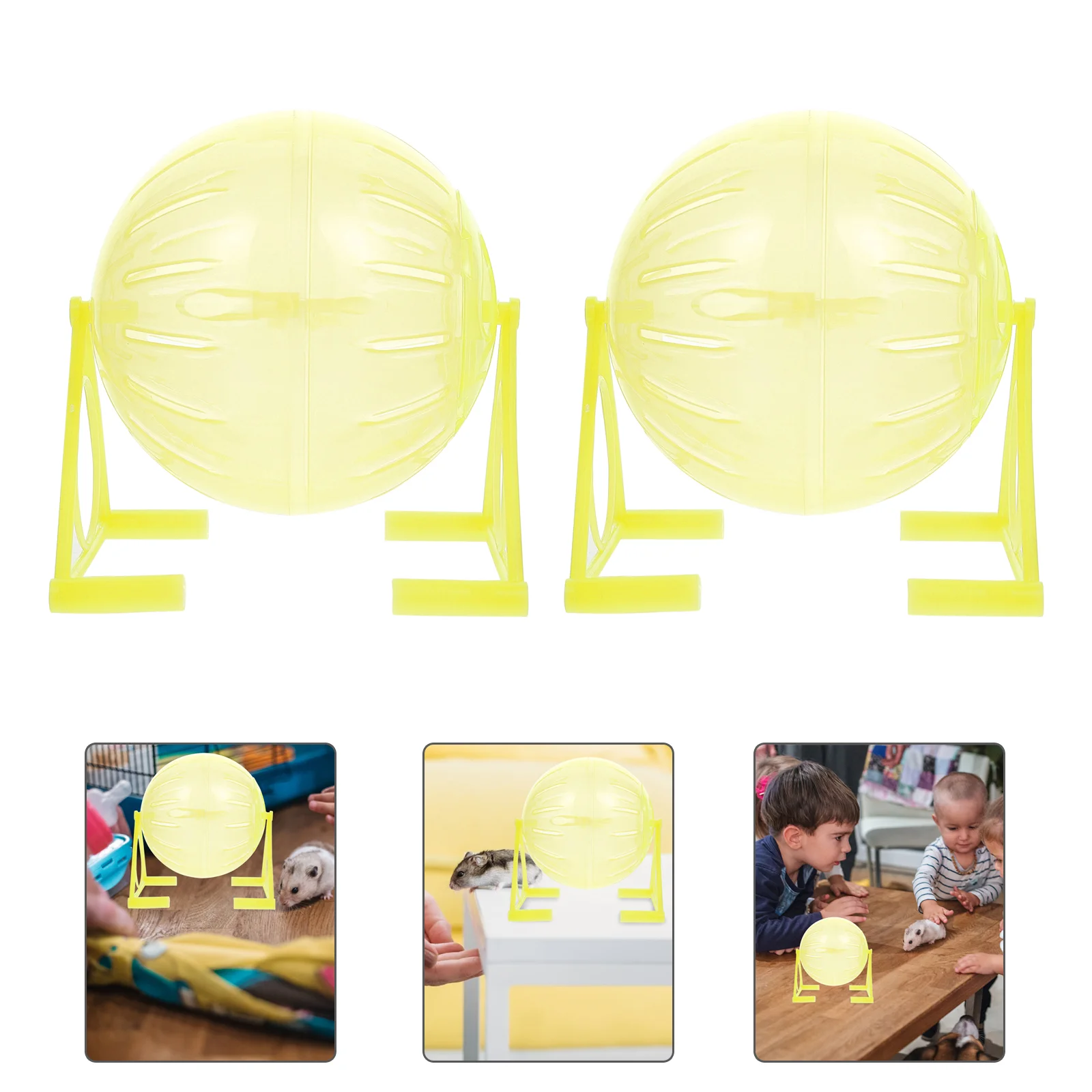 2 Pcs Running Ball Animal Exerciser Workout Balls for Pets Hamster Sports Mini Toys Mice Plastic Activity
2 Pcs Running Ball Animal Exerciser Workout Balls for Pets Hamster Sports Mini Toys Mice Plastic Activity