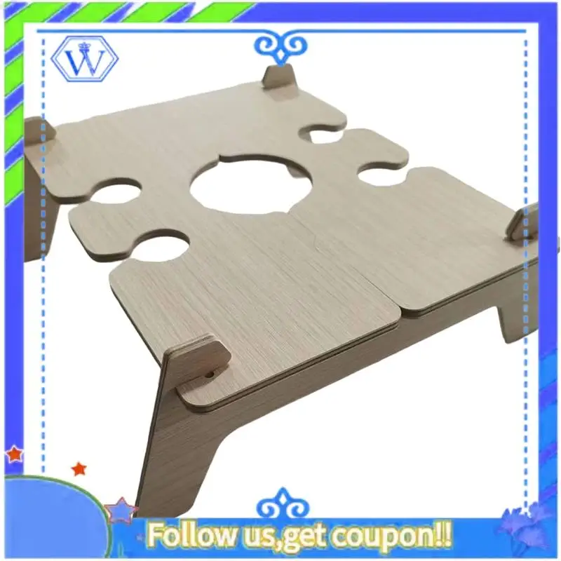 Easy To Use Wooden Folding Picnic Table With Glass Holder Round Foldable Desk Wine Glass Rack Table Snack Tray For Partys
Easy To Use Wooden Folding Picnic Table With Glass Holder Round Foldable Desk Wine Glass Rack Table Snack Tray For Partys