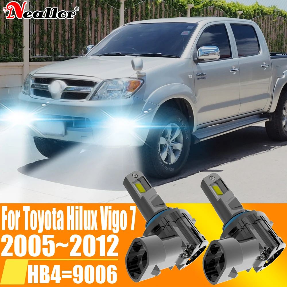 2pcs HB4 9006 P22D Led Fog Light Canbu Car Bulb High Power White Headlight Diode Lamp 12v 55w For Toyota Hilux Vigo 7 2005~2012
2pcs HB4 9006 P22D Led Fog Light Canbu Car Bulb High Power White Headlight Diode Lamp 12v 55w For Toyota Hilux Vigo 7 2005~2012