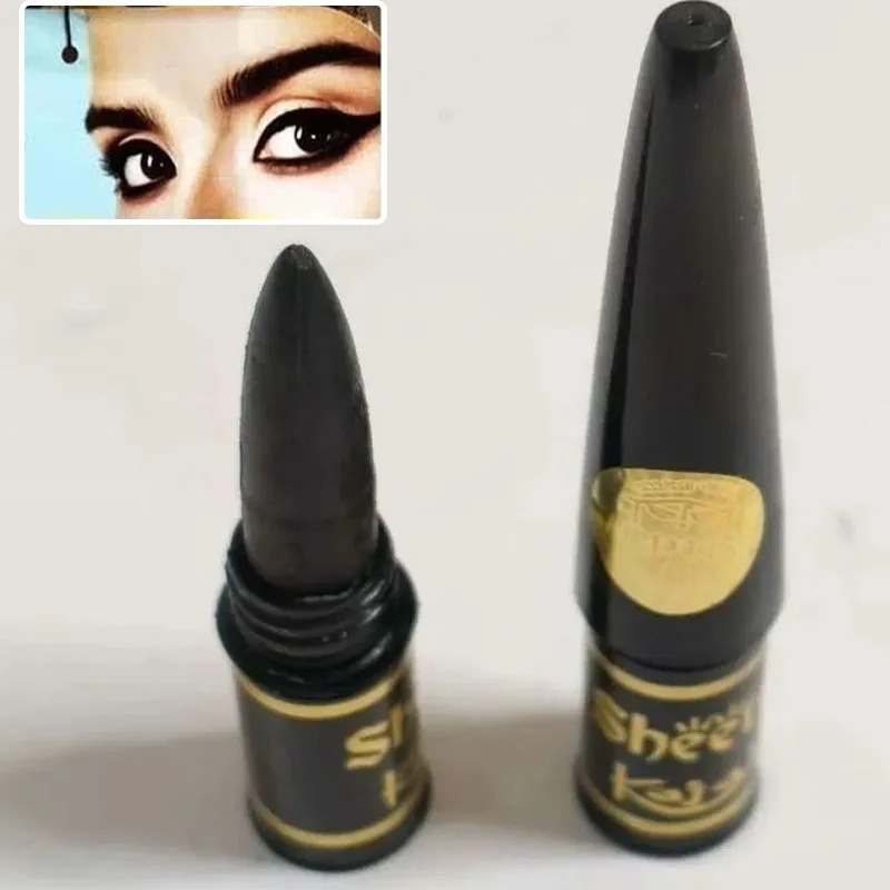Индийская подводка для глаз Sheetal Eyeliner Kohl 2.5г, натуральный черный цвет, Surma Kuhla Classic Kajal, стойкий, традиционный инструмент для макияжа глаз.
Индийская подводка для глаз Sheetal Eyeliner Kohl 2.5г, натуральный черный цвет, Surma Kuhla Classic Kajal, стойкий, традиционный инструмент для макияжа глаз.