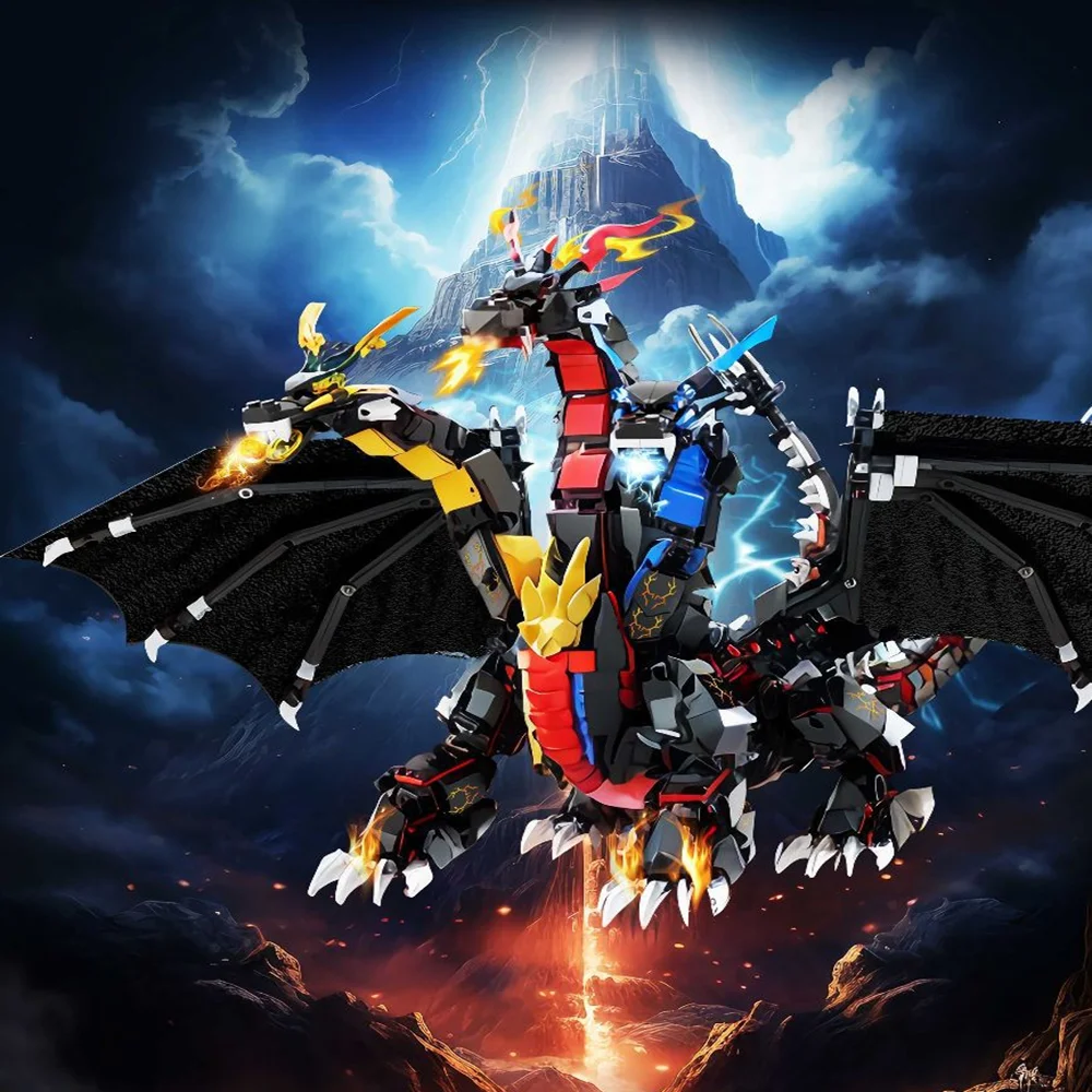 MOCC Reative игровой персонаж Hydreigon модель дракона строительные блоки три элемента дракона сборка DIY игрушка-головоломка детский подарок
MOCC Reative игровой персонаж Hydreigon модель дракона строительные блоки три элемента дракона сборка DIY игрушка-головоломка детский подарок