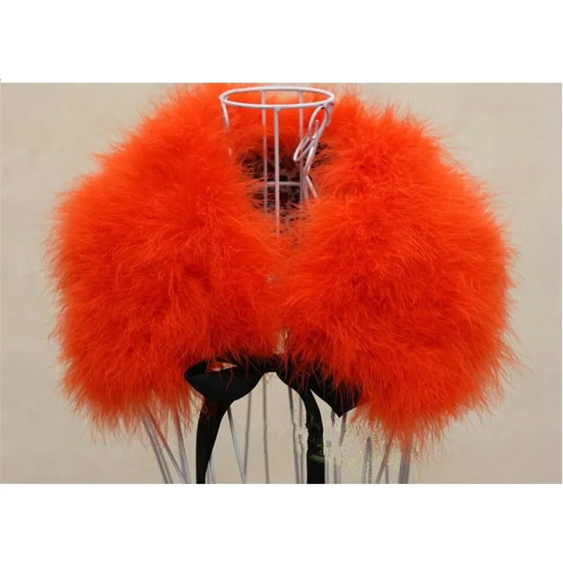 Fluffy Real Ostrich Feather Fur Wraps Fashion Winter Women Collar with Ribbon
Fluffy Real Ostrich Feather Fur Wraps Fashion Winter Women Collar with Ribbon