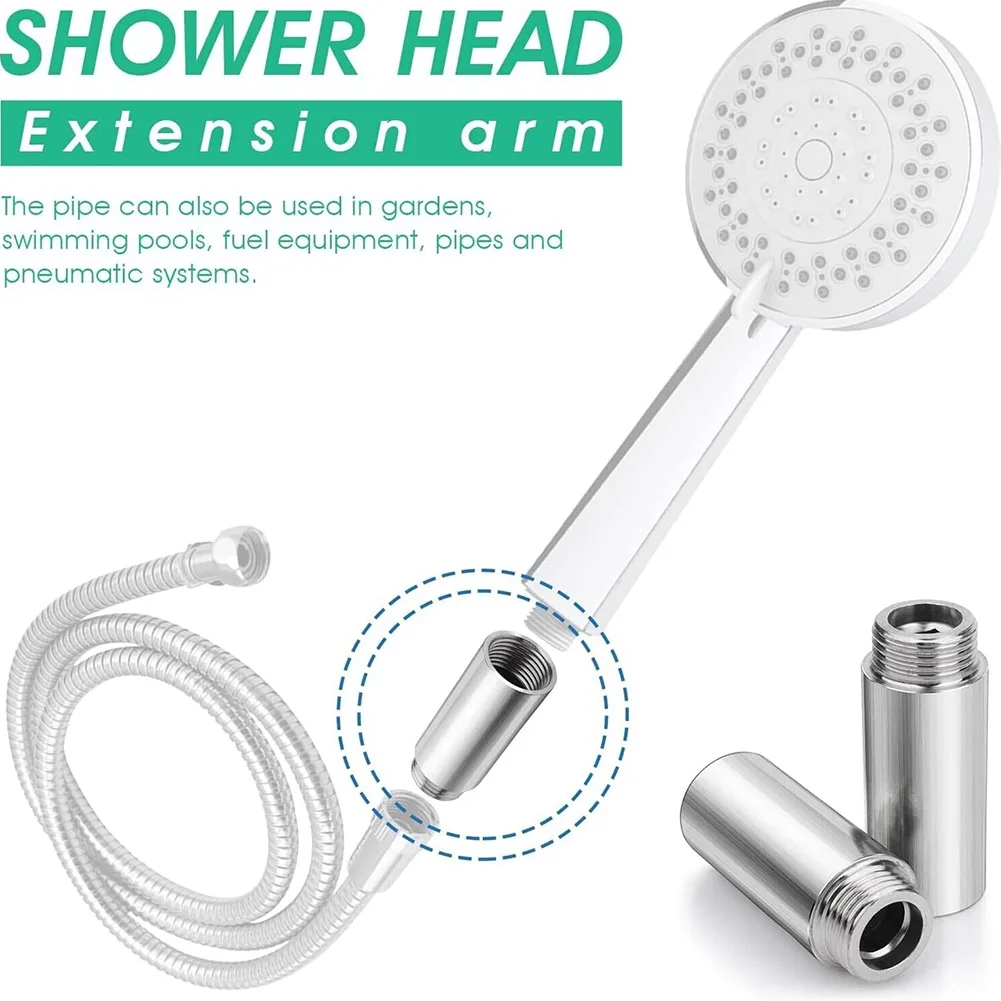 10-60mm Shower Head Extension Pipe Stainless Steel Shower Extensio Bathroom Faucet Extender Bathroom Accessories
10-60mm Shower Head Extension Pipe Stainless Steel Shower Extensio Bathroom Faucet Extender Bathroom Accessories