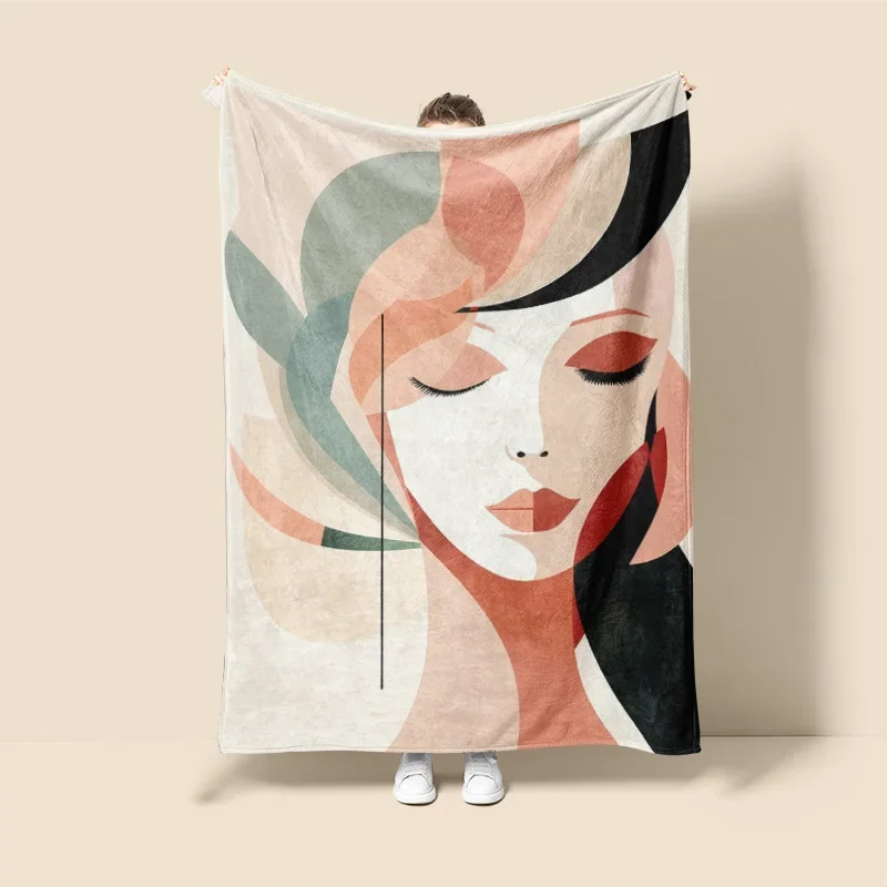 Ins Fashion Illustration Home Decoration Plush Blanket Living Room Sofa Blanket Bed Fluffy Soft Blanket Decoration 150cm x 200cm
Ins Fashion Illustration Home Decoration Plush Blanket Living Room Sofa Blanket Bed Fluffy Soft Blanket Decoration 150cm x 200cm