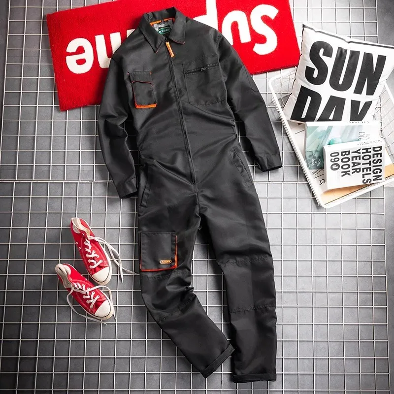 Orange American Style Overalls Workwear Set for Men Loose Spring Autumn Long Sleeve Wear Resistant Auto Repair Halloween Costume
Orange American Style Overalls Workwear Set for Men Loose Spring Autumn Long Sleeve Wear Resistant Auto Repair Halloween Costume