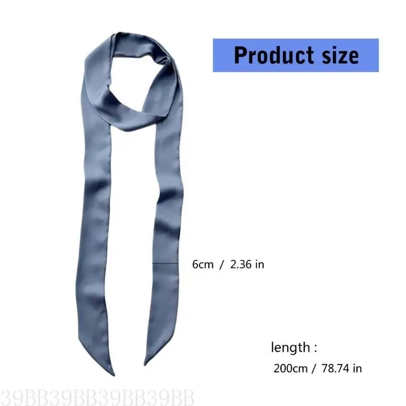 39BB Women Skinny Scarf Thin Belt Tie Scarf Bag Handle Wrap Silk Feeling Choker Elegant Scarf Decoration
39BB Women Skinny Scarf Thin Belt Tie Scarf Bag Handle Wrap Silk Feeling Choker Elegant Scarf Decoration