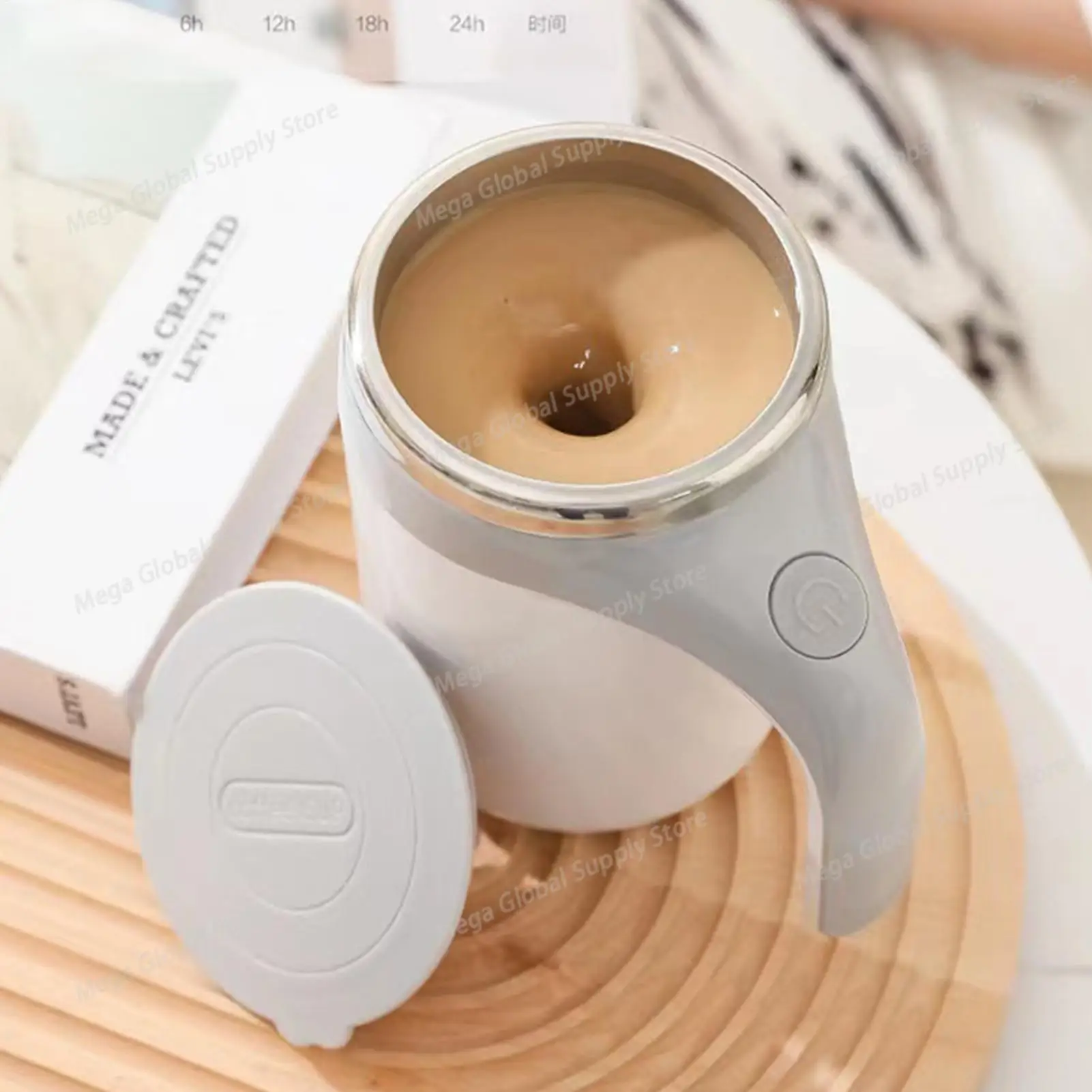 Self Stirring Mug 380ml Auto Self Mixing Cup Large Capacity Rotating Auto Magnetic Coffee Mug For Hot Chocolate Coffee Brown
Self Stirring Mug 380ml Auto Self Mixing Cup Large Capacity Rotating Auto Magnetic Coffee Mug For Hot Chocolate Coffee Brown