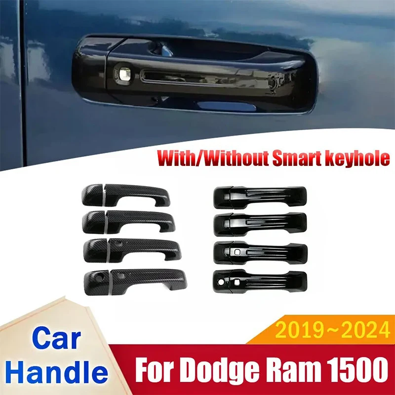 For Dodge Ram 1500 2019-2024 Car Sticker Carbon Fiber Style Silver Exterior Door Handle Moulding Cover Trim Decor Accessories
For Dodge Ram 1500 2019-2024 Car Sticker Carbon Fiber Style Silver Exterior Door Handle Moulding Cover Trim Decor Accessories