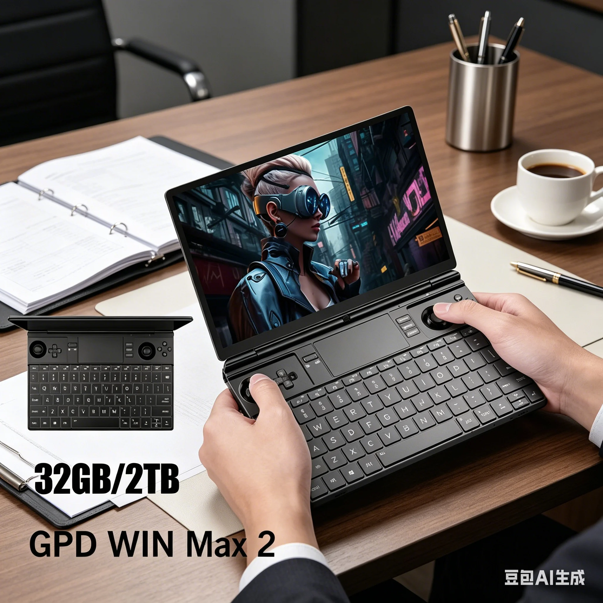 Новинка: Портативный игровой ноутбук GPD WIN Max 2, AMD 8840U/AI9 HX370, 32 ГБ LPDDR5, 1 ТБ/2 ТБ SSD
Новинка: Портативный игровой ноутбук GPD WIN Max 2, AMD 8840U/AI9 HX370, 32 ГБ LPDDR5, 1 ТБ/2 ТБ SSD