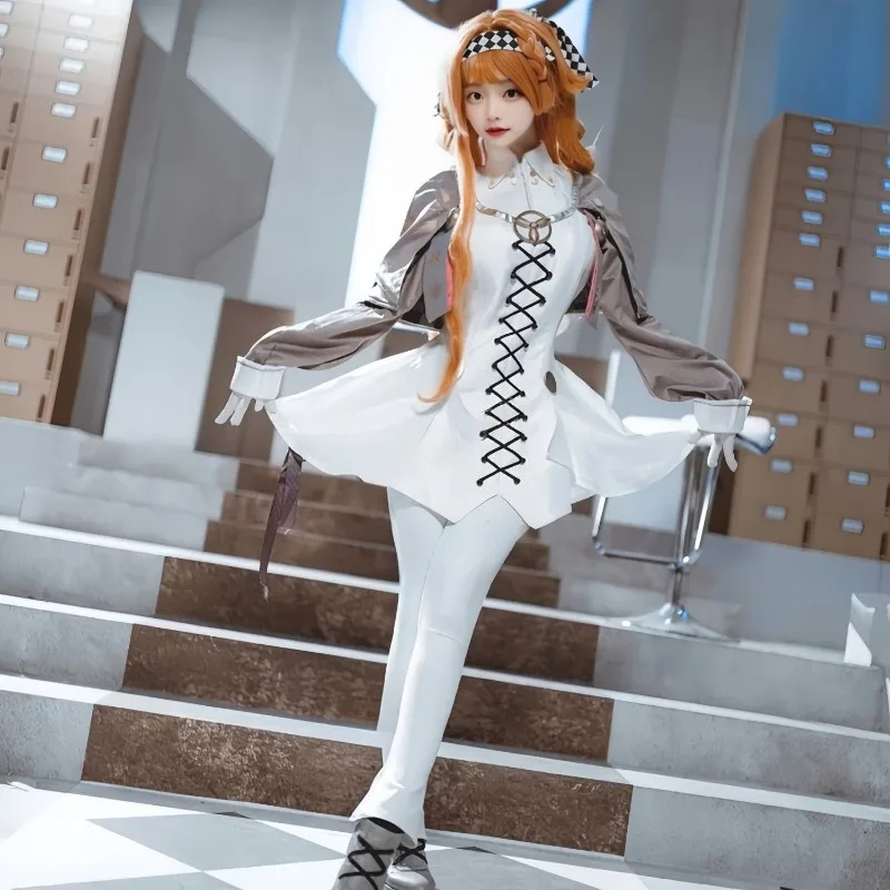 Game Reverse:1999 Cosplay Sonetto Costume Cute White Top Pants Yellow Wig Full Set for Women Role Play Outfit Halloween Party
Game Reverse:1999 Cosplay Sonetto Costume Cute White Top Pants Yellow Wig Full Set for Women Role Play Outfit Halloween Party