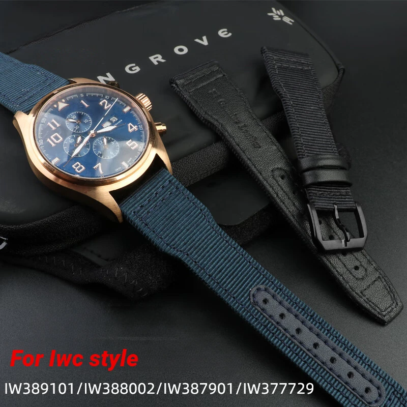 Ремешок мужской нейлоновый для IWC Pilot Mark 18, браслет цвета хаки армейского зеленого цвета с изображением истребителя из португальского холста, 20 мм 21 мм 22 мм
Ремешок мужской нейлоновый для IWC Pilot Mark 18, браслет цвета хаки армейского зеленого цвета с изображением истребителя из португальского холста, 20 мм 21 мм 22 мм