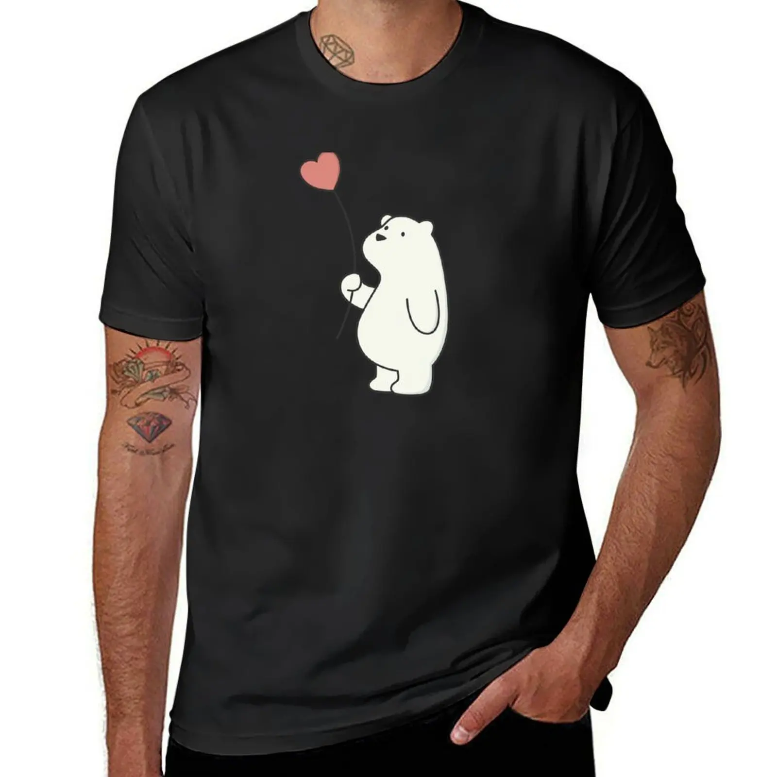 Kawaii Cute Polar Bear With Heart T-Shirt tops customizeds blanks funnys black t-shirts for men
Kawaii Cute Polar Bear With Heart T-Shirt tops customizeds blanks funnys black t-shirts for men