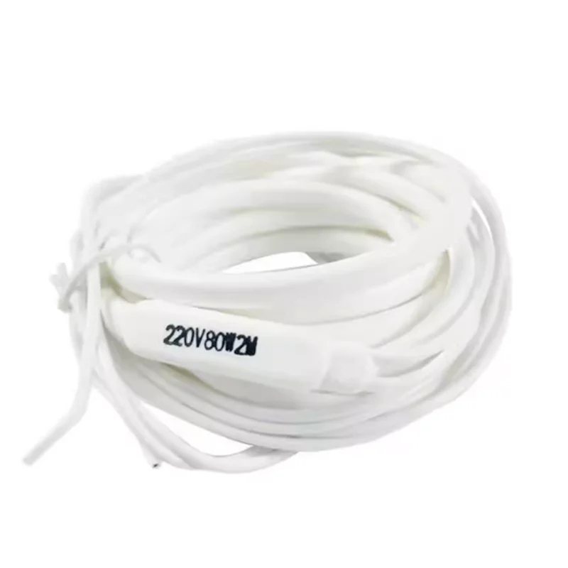 (1)220V Defrost Heater Wire for Refrigeration House Cold Storage Water Draining Defroster 0.5m-10m 20W-400W 7x5mm -60C to 200C
(1)220V Defrost Heater Wire for Refrigeration House Cold Storage Water Draining Defroster 0.5m-10m 20W-400W 7x5mm -60C to 200C