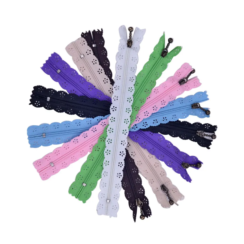 20Pcs Lace Zippers Nylon Coil 35Cm Random Color for DIY Craft Sewing Boutique Accessories Slacks Skirts
20Pcs Lace Zippers Nylon Coil 35Cm Random Color for DIY Craft Sewing Boutique Accessories Slacks Skirts