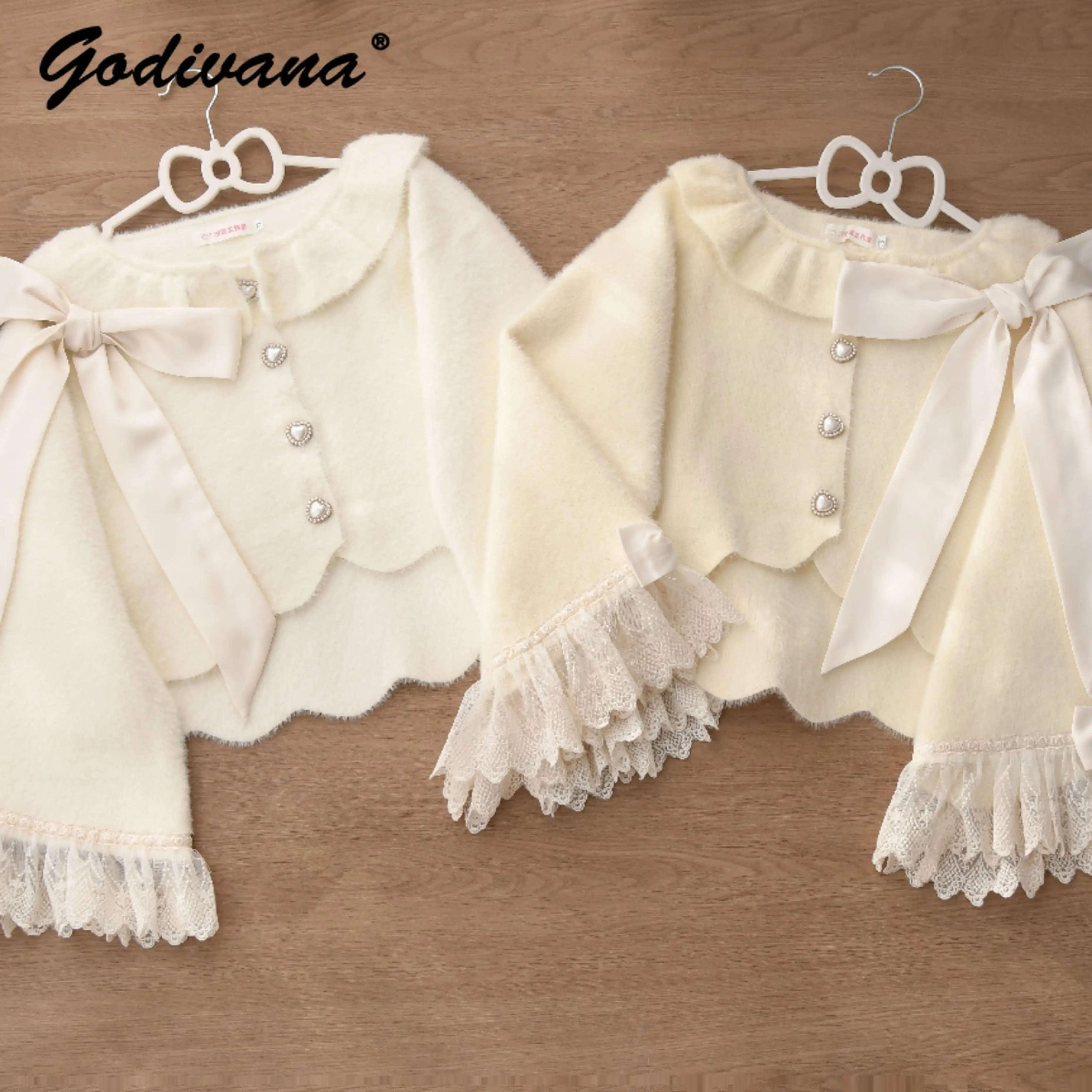 New Autumn and Winter Imitation Mink Hair Lolita Short Cardigan Fluffy Coat Sweet Girl Women's Knitted Sweater Outwear
New Autumn and Winter Imitation Mink Hair Lolita Short Cardigan Fluffy Coat Sweet Girl Women's Knitted Sweater Outwear