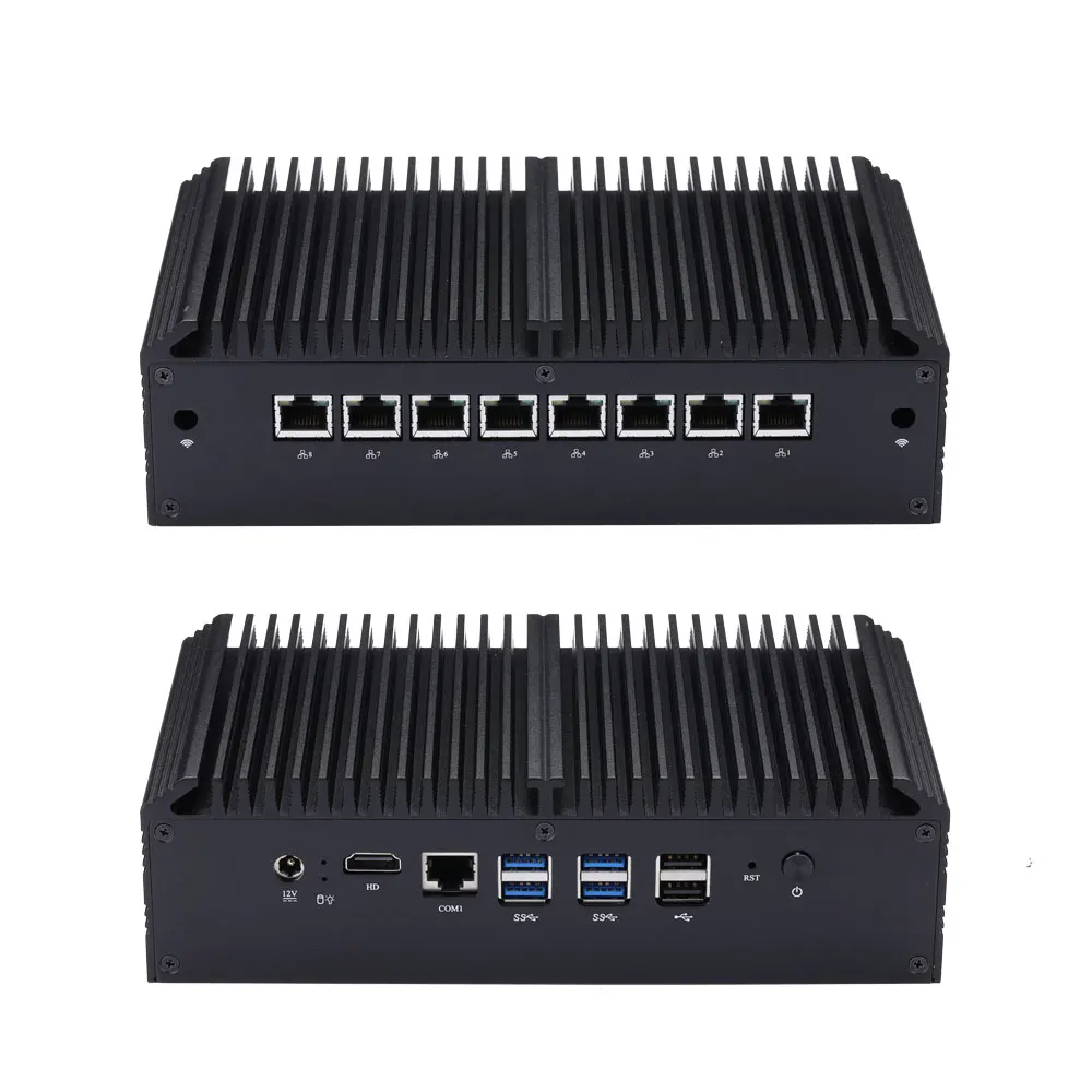 I7-8550U станок брандмауэра Q878GE, высокопроизводительный маршрутизатор с 8 сетевыми портами, дополнительный многосерийный порт
I7-8550U станок брандмауэра Q878GE, высокопроизводительный маршрутизатор с 8 сетевыми портами, дополнительный многосерийный порт