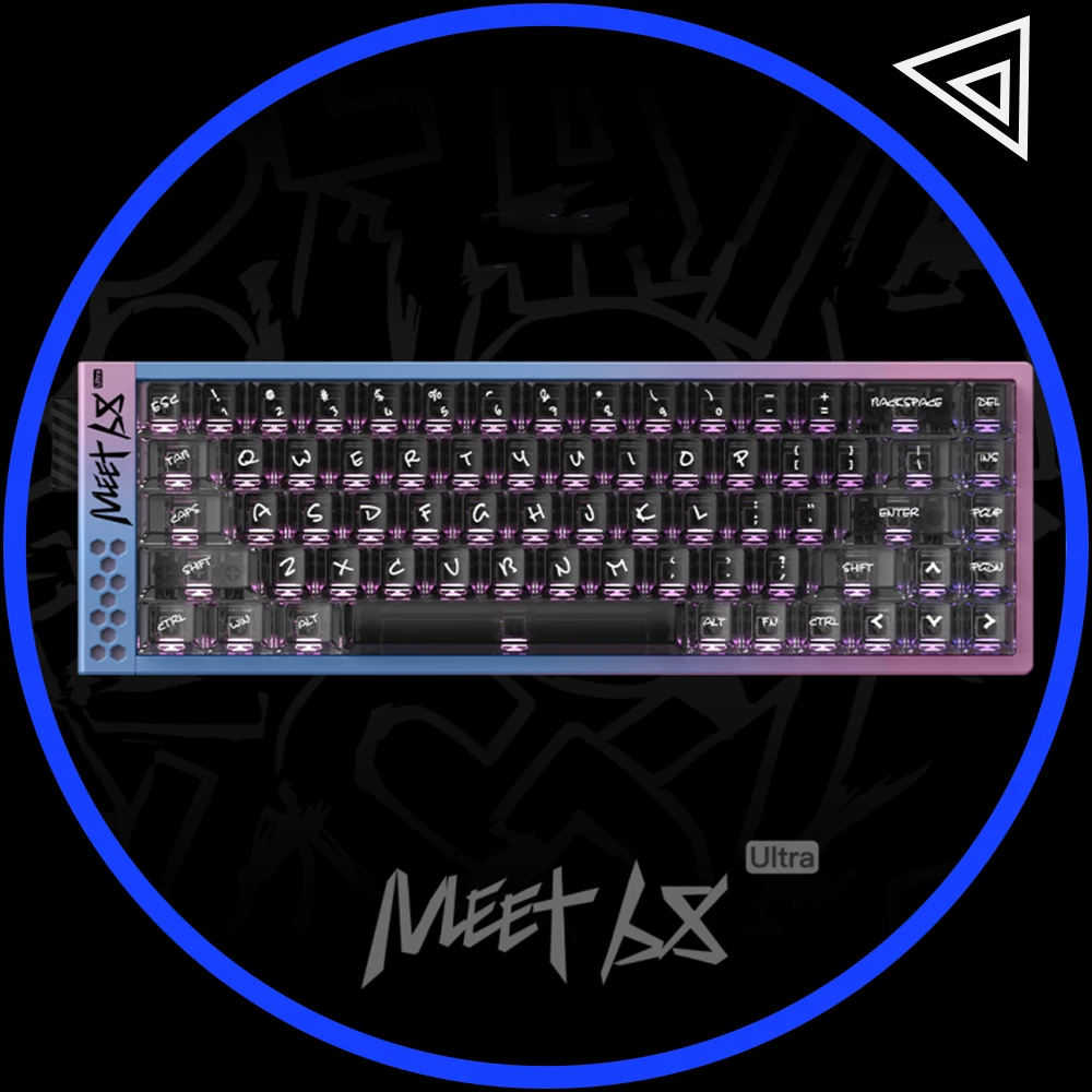Mikit Meet68 Ultra клавиатура с магнитным переключателем, проводная механическая клавиатура, 8000 Гц, RT0,01 мм, игровая клавиатура, алюминиевые аксессуары для ПК
Mikit Meet68 Ultra клавиатура с магнитным переключателем, проводная механическая клавиатура, 8000 Гц, RT0,01 мм, игровая клавиатура, алюминиевые аксессуары для ПК