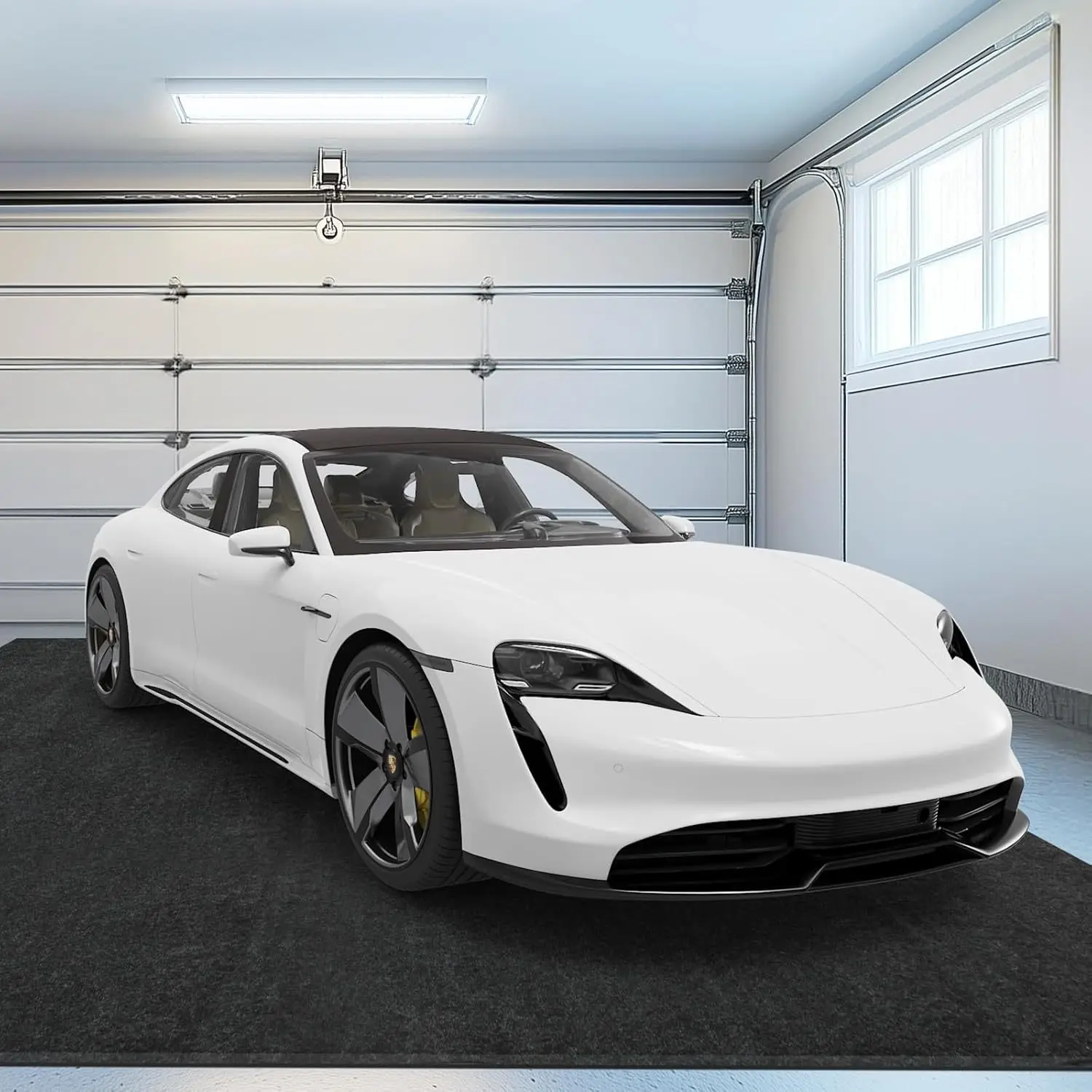 20'x7'4" Heavy-Duty PE Garage Floor Mat | Oil-Resistant Tape & Cuttable Design | Protective Parking Mat for Large Vehicles (SUVs, Pickups) & Workshop Use
20'x7'4" Heavy-Duty PE Garage Floor Mat | Oil-Resistant Tape & Cuttable Design | Protective Parking Mat for Large Vehicles (SUVs, Pickups) & Workshop Use