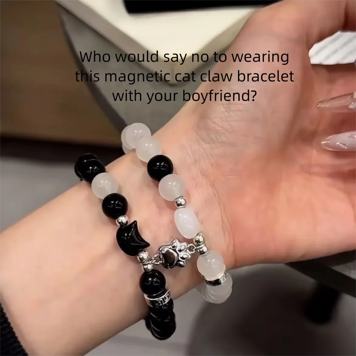 2026 New Cute Cat Magnetic Couple Bracelet, Colorful Ceramic Bead Stretch BFF Bracelet, Summer Sweet Gift Jewelry
2026 New Cute Cat Magnetic Couple Bracelet, Colorful Ceramic Bead Stretch BFF Bracelet, Summer Sweet Gift Jewelry
