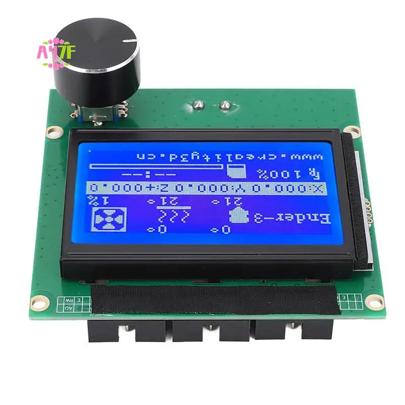 A47F-3D Printer LCD Display Screen With Control Panel, 12864 Blue Screen For Ender 3, 3S, 3X, 3 Pro
A47F-3D Printer LCD Display Screen With Control Panel, 12864 Blue Screen For Ender 3, 3S, 3X, 3 Pro