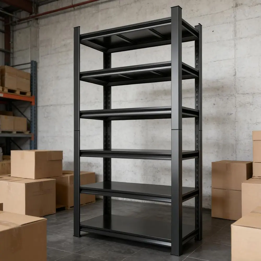 Industrial-Grade Adjustable Metal Shelving Unit - Heavy Duty Storage Rack for Garage, Pantry, Warehouse, 39.4W × 17.8D × 81.9H
Industrial-Grade Adjustable Metal Shelving Unit - Heavy Duty Storage Rack for Garage, Pantry, Warehouse, 39.4W × 17.8D × 81.9H