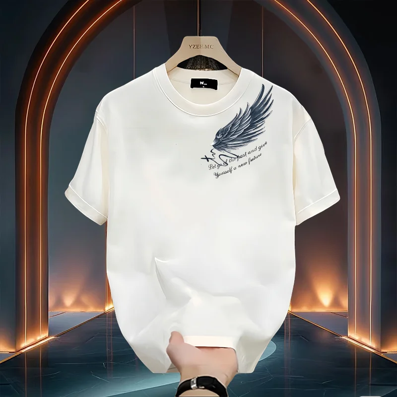 Summer New Loose Cotton Short Sleeve T-Shirt Hong Kong Style Printed Casual Top for Youth Full of Vitality And Fashion
Summer New Loose Cotton Short Sleeve T-Shirt Hong Kong Style Printed Casual Top for Youth Full of Vitality And Fashion