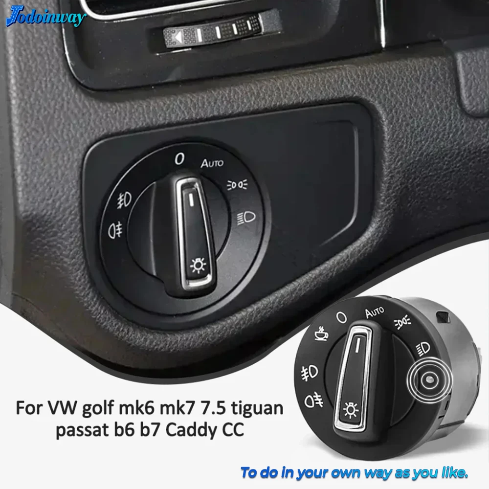 AUTO Headlight Switch Fog Light Control Sensor Button Module For VW Passat B6 B7 CC Golf 5 Jetta MK6 Beetle Polo Upgrade Interio
AUTO Headlight Switch Fog Light Control Sensor Button Module For VW Passat B6 B7 CC Golf 5 Jetta MK6 Beetle Polo Upgrade Interio
