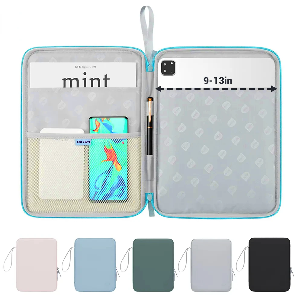 9-13 Inch Waterproof Zipper Pouch For Xiaomi Pad 6S Pro 12.4 Pad 6 5 Pro For Redmi Pad SE Shockproof Pouch Storage Briefcase
9-13 Inch Waterproof Zipper Pouch For Xiaomi Pad 6S Pro 12.4 Pad 6 5 Pro For Redmi Pad SE Shockproof Pouch Storage Briefcase