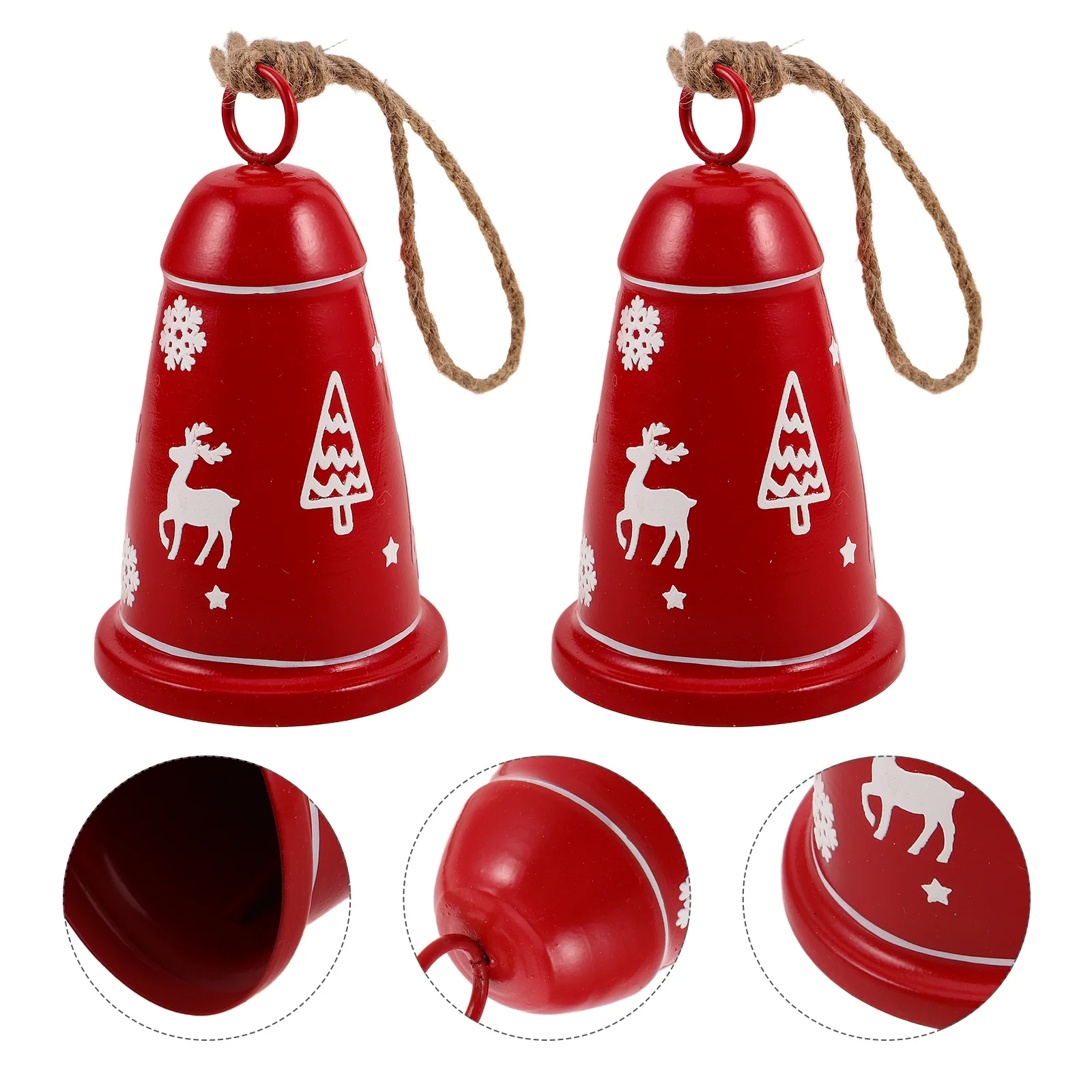 2Pcs Metal Craft Bells Vintage Christmas Jingle Bells Ornament for Tree Door Wall Hanging Decoration Holiday Rustic Bell Pendant
2Pcs Metal Craft Bells Vintage Christmas Jingle Bells Ornament for Tree Door Wall Hanging Decoration Holiday Rustic Bell Pendant
