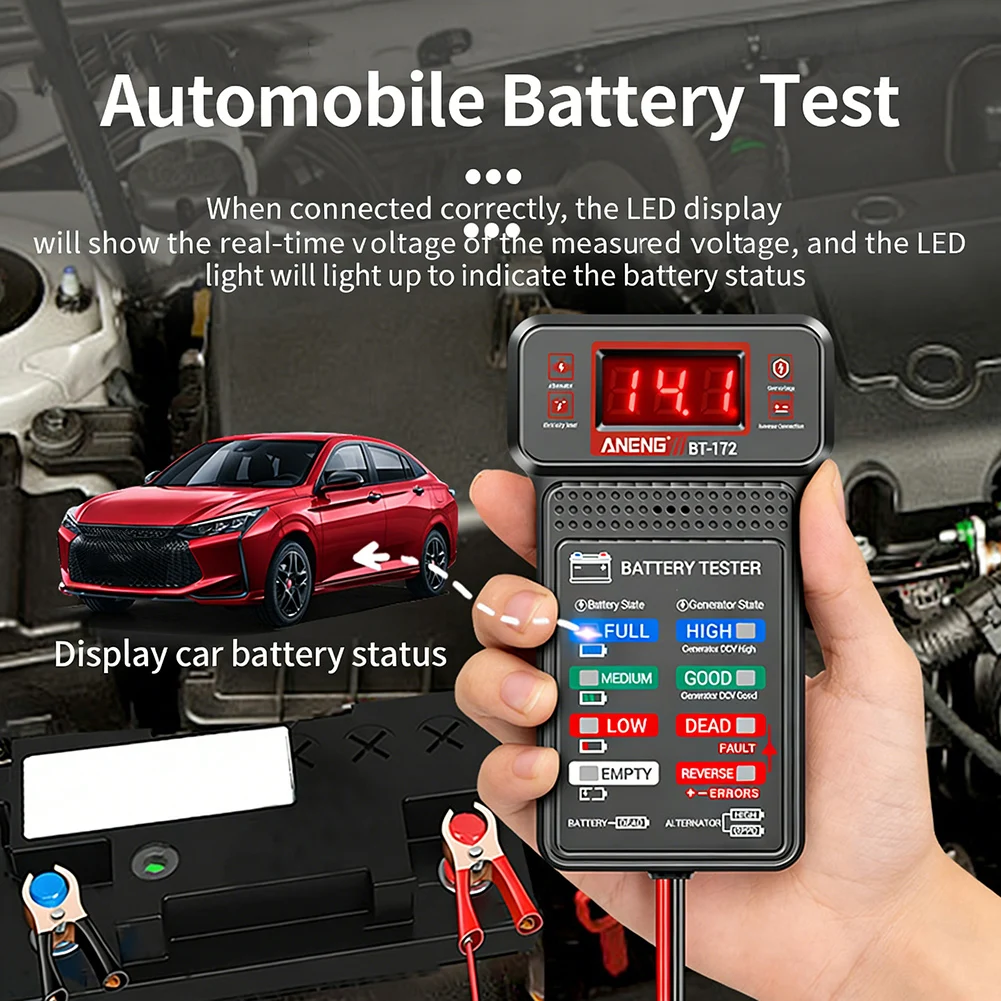 Battery Load Tester With LCD Display For Cars Trucks
Battery Load Tester With LCD Display For Cars Trucks