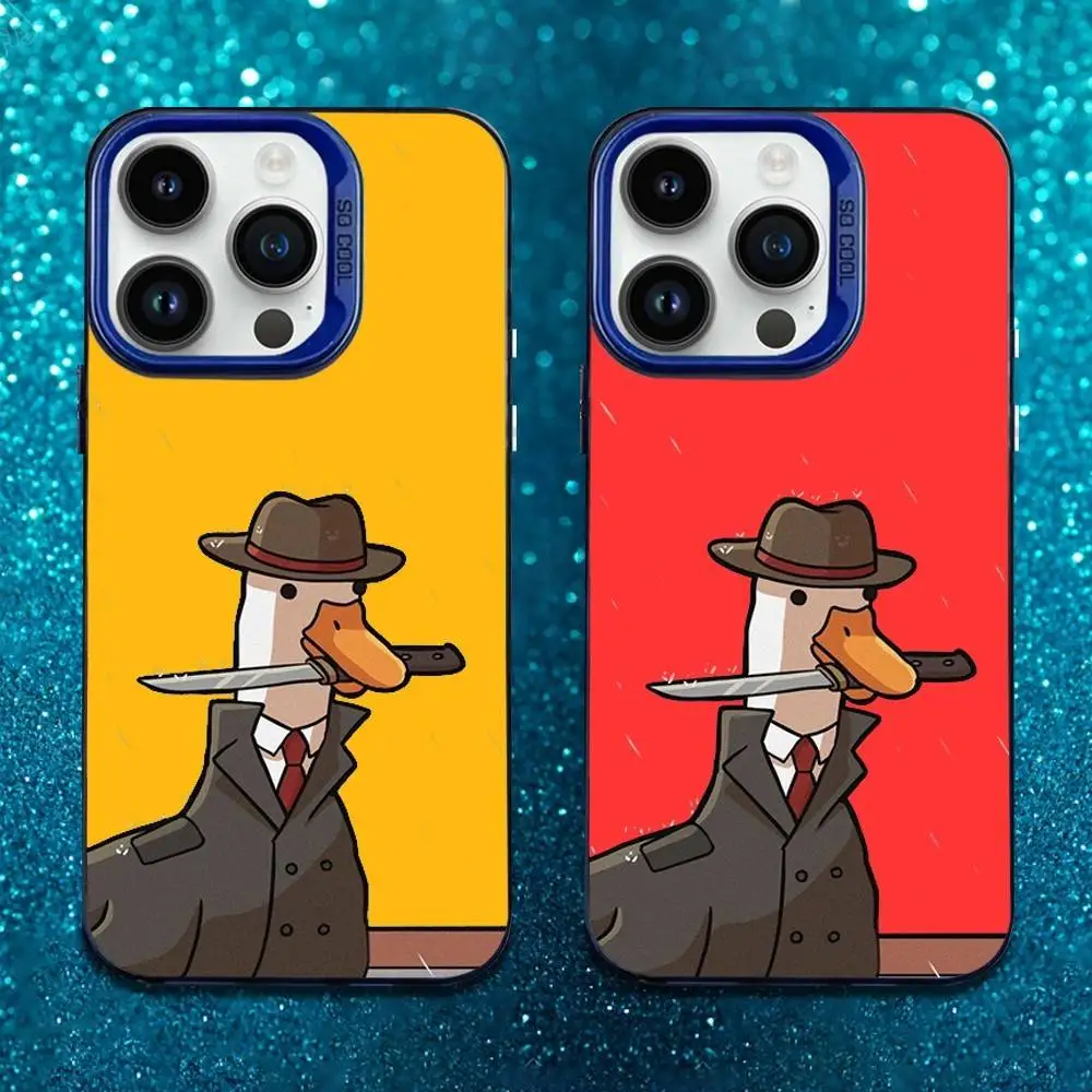 Gooses Gooses D-Duck Game Phone Case For iPhone 16,15,14,13,12,11,Mini,XS,Pro,SE,MAX Blue Matte Silicone Cover
Gooses Gooses D-Duck Game Phone Case For iPhone 16,15,14,13,12,11,Mini,XS,Pro,SE,MAX Blue Matte Silicone Cover
