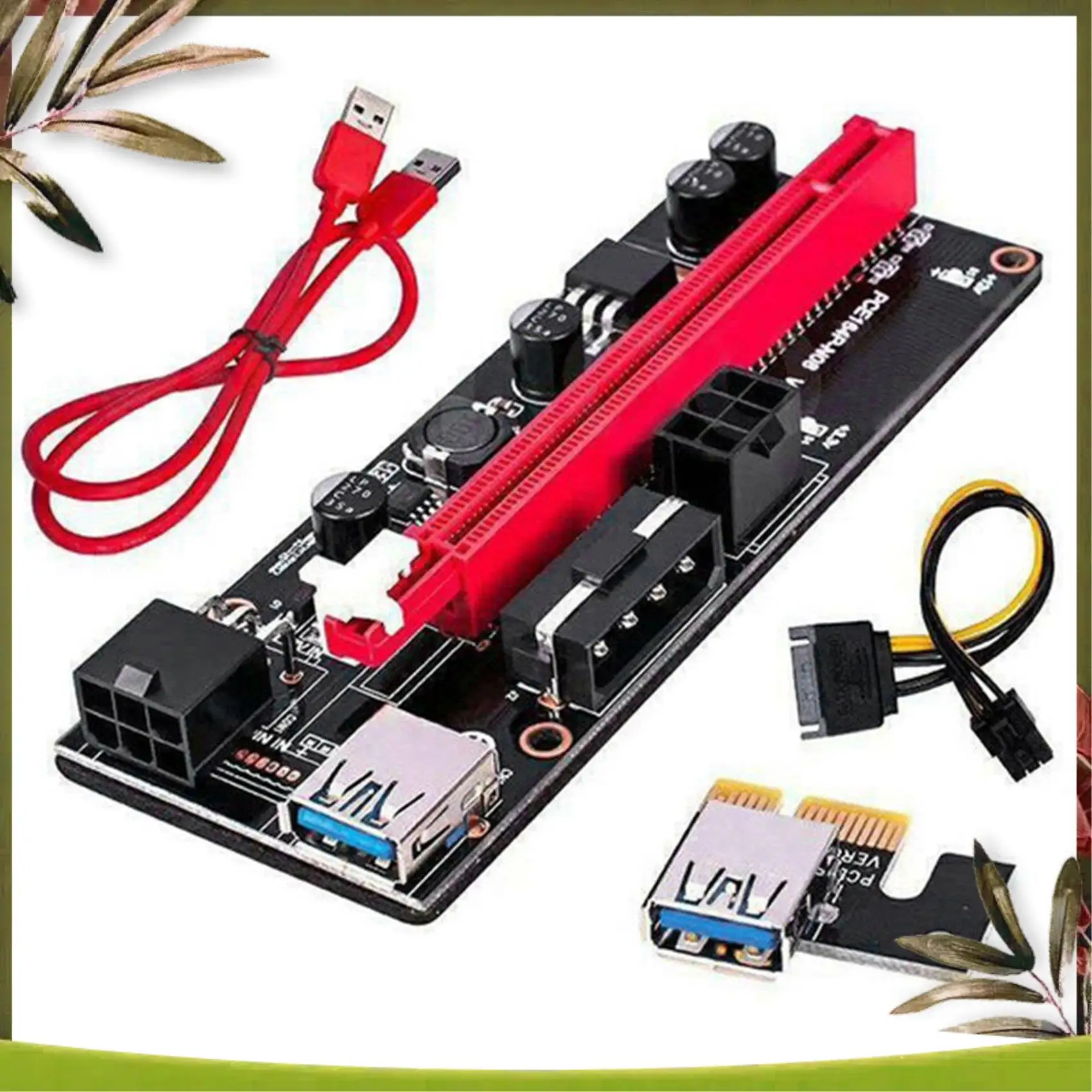 Новинка-12 шт. VER009 USB 3.0 PCI-E Riser VER 009S Express 1X–16X Карта адаптера удлинителя SATA 15-контактный на 6-контактный кабель питания
Новинка-12 шт. VER009 USB 3.0 PCI-E Riser VER 009S Express 1X–16X Карта адаптера удлинителя SATA 15-контактный на 6-контактный кабель питания