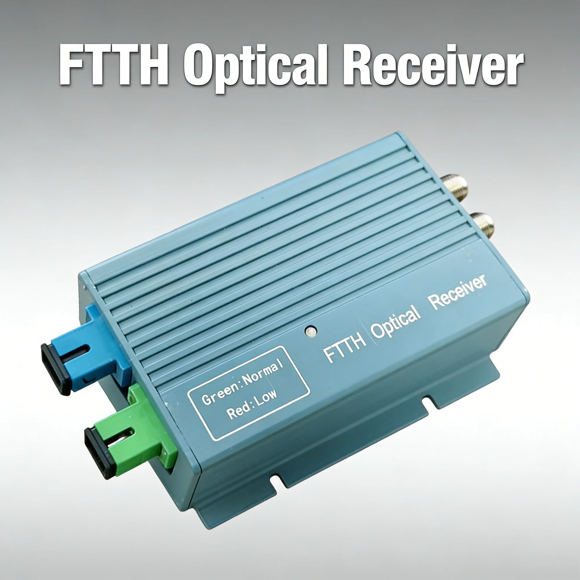 2 порта RF-выхода, 1550 нм и 1310 нм, оптический приемник FTTH/CATV, высококачественный оптоволоконный приемник, WDM-конвертер, дуплексный разъем SC APC/UPC
2 порта RF-выхода, 1550 нм и 1310 нм, оптический приемник FTTH/CATV, высококачественный оптоволоконный приемник, WDM-конвертер, дуплексный разъем SC APC/UPC