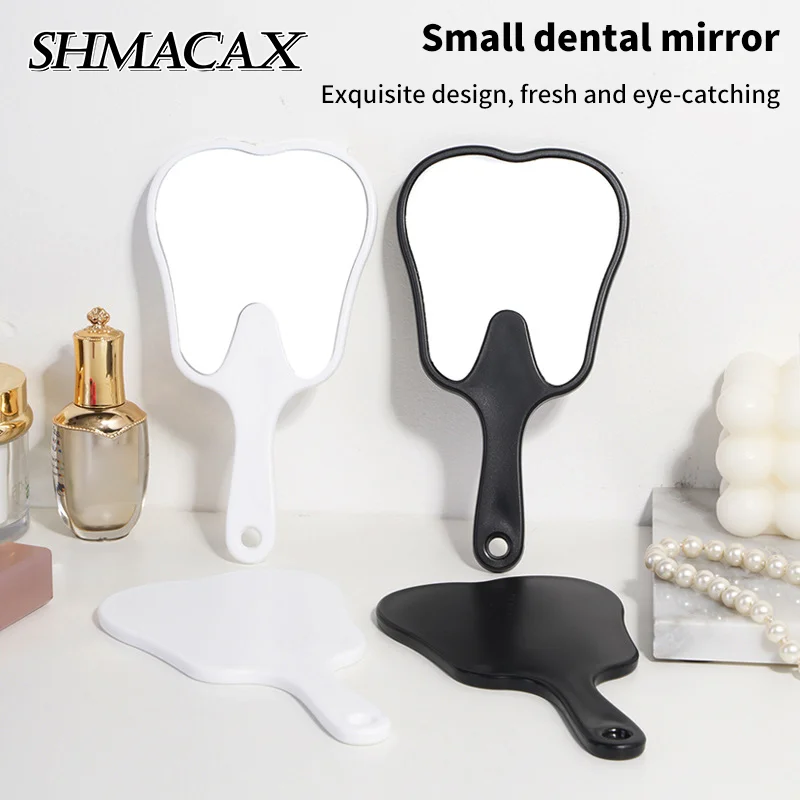 1PC Dental Mouth Mirror Tooth Shaped Mirror Handheld Unbreakable Plastic Makeup Mirror Dental Accessories Dentist Gift
1PC Dental Mouth Mirror Tooth Shaped Mirror Handheld Unbreakable Plastic Makeup Mirror Dental Accessories Dentist Gift