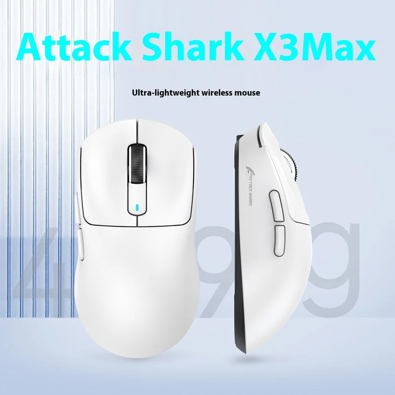 Attack Shark X3 Max Wireless Mouse Paw3950 Sensor Nonporous Lightweight Game Esports Bluetooth Three-Mode Mouse Surprise Gift
Attack Shark X3 Max Wireless Mouse Paw3950 Sensor Nonporous Lightweight Game Esports Bluetooth Three-Mode Mouse Surprise Gift
