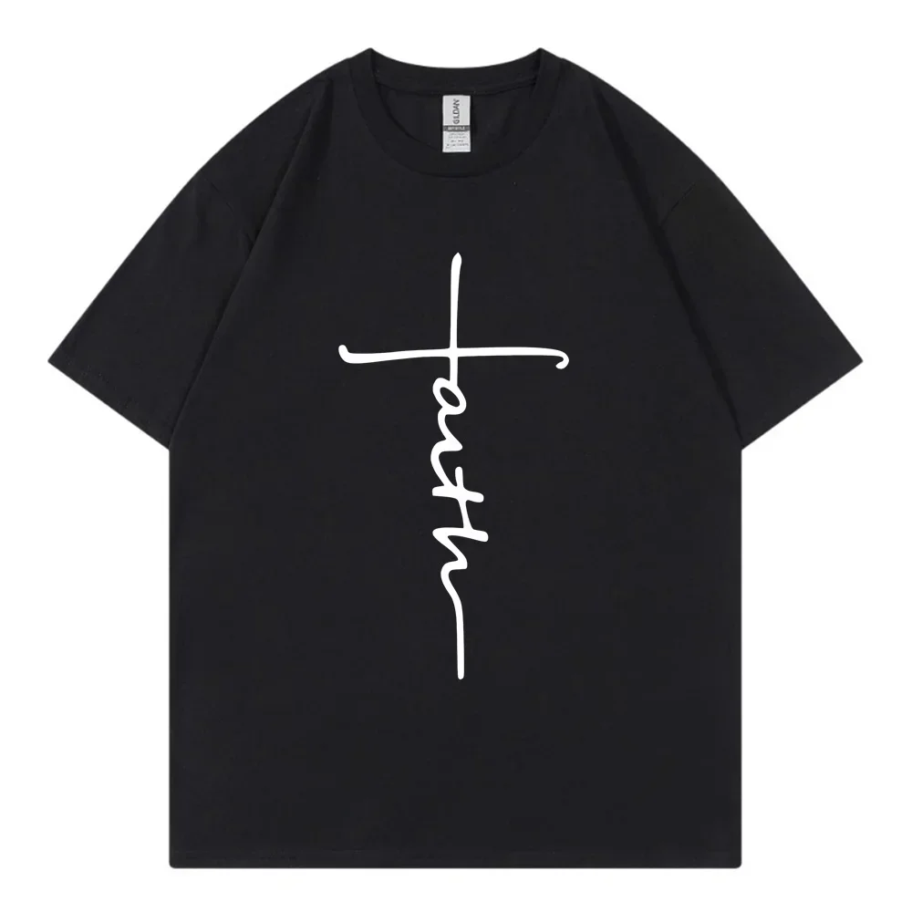 "Faith" Men's Casual Sports Pure Cotton Summer T-shirt Oversized Fashionable Letter Printed Sportswear Men's Clothing Fashion
"Faith" Men's Casual Sports Pure Cotton Summer T-shirt Oversized Fashionable Letter Printed Sportswear Men's Clothing Fashion