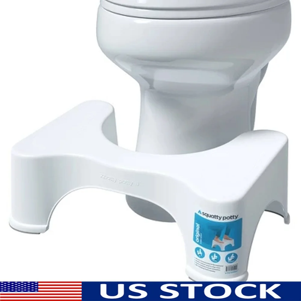 Toilet Stool Better Elimination Non-Slip Design Doctor Recommended Durable Polyurethane Supports Natural Squat Posture 250 lbs 
Toilet Stool Better Elimination Non-Slip Design Doctor Recommended Durable Polyurethane Supports Natural Squat Posture 250 lbs