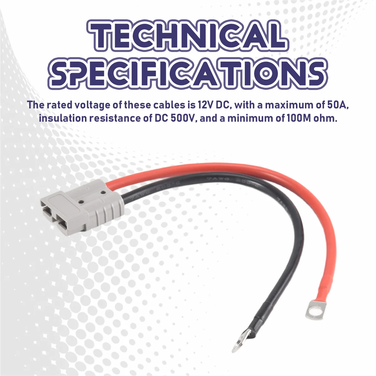 A03V Разъем Anderson 50A Комплект Anderson Plug 8 Guage 30 см Батарейные кабели Водонепроницаемые быстрые разъемы для Lifepo4
A03V Разъем Anderson 50A Комплект Anderson Plug 8 Guage 30 см Батарейные кабели Водонепроницаемые быстрые разъемы для Lifepo4