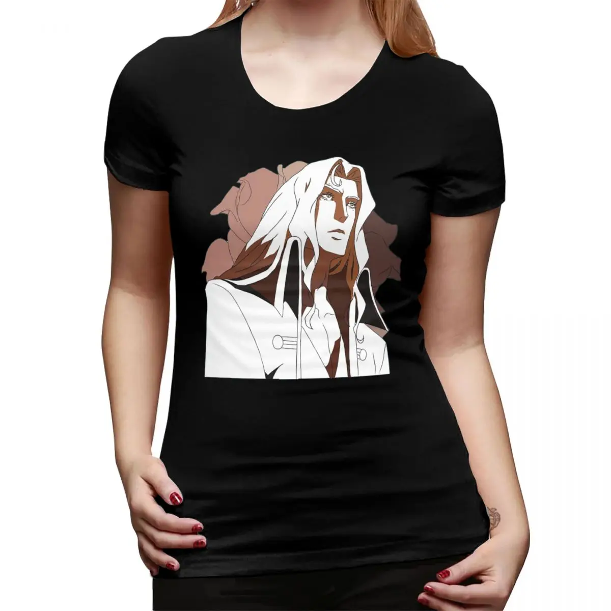 Футболка Alucard From Castlevania для женщин, уличная одежда с круглым вырезом, женские футболки, короткая летняя одежда, топы
Футболка Alucard From Castlevania для женщин, уличная одежда с круглым вырезом, женские футболки, короткая летняя одежда, топы