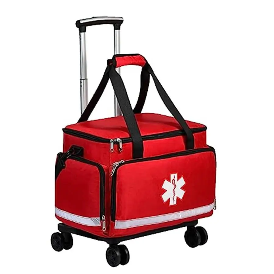 Bag Rolling Roller Bag Trolley Duffel Nurses EMT CNA RN Empty for First Aid Responder Home Health Care Nursing Student Roll Duff
Bag Rolling Roller Bag Trolley Duffel Nurses EMT CNA RN Empty for First Aid Responder Home Health Care Nursing Student Roll Duff