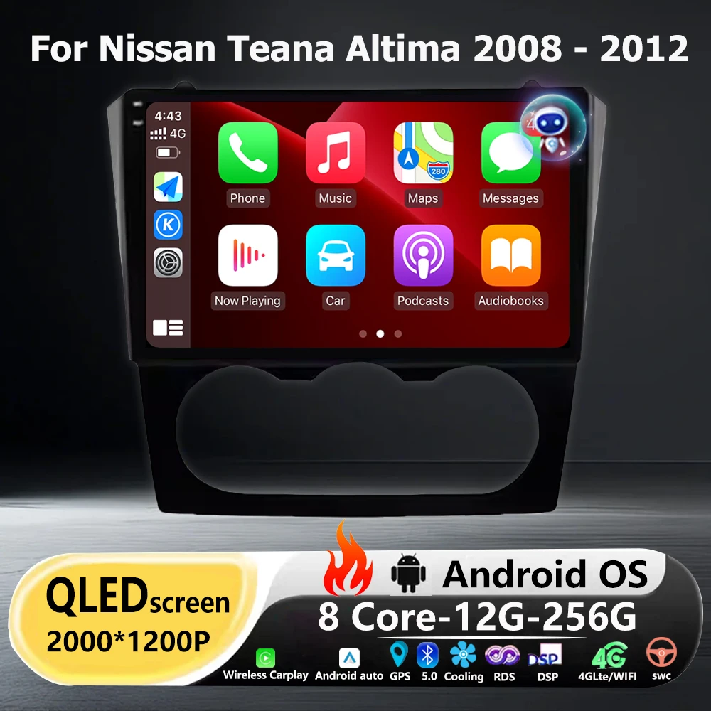 9'' Android 16 Auto For Nissan Teana Altima 2008 - 2012 Car Radio Multimedia Video Player GPS Navigation Stereo Carplay 4G WIFI
9'' Android 16 Auto For Nissan Teana Altima 2008 - 2012 Car Radio Multimedia Video Player GPS Navigation Stereo Carplay 4G WIFI