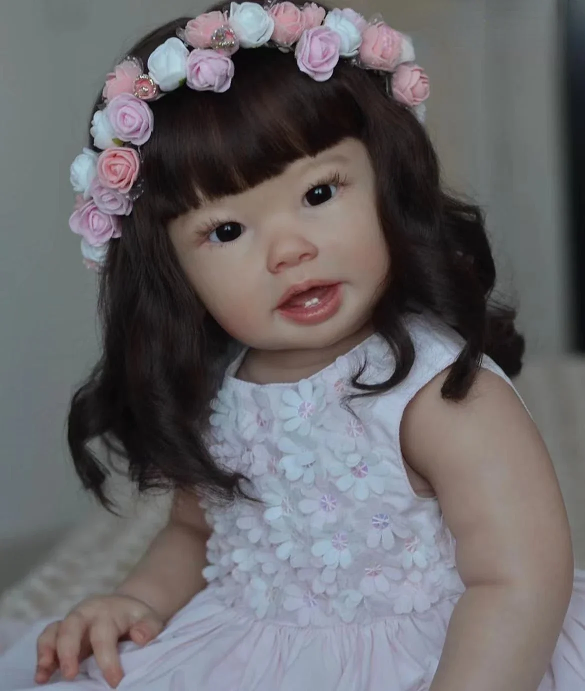 DLS 28inchAlready Finished Reborn Baby Doll Teegan With Hand-Rooted Black Hair Dolls For Children
DLS 28inchAlready Finished Reborn Baby Doll Teegan With Hand-Rooted Black Hair Dolls For Children