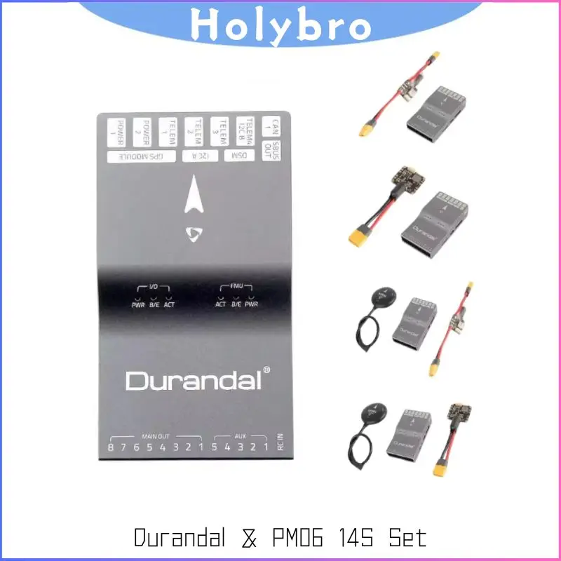 Holybro Durandal H743 Flight Controller Built-in Vibration Isolation System Imu Heating Sensors Temperature Control For RC Drone
Holybro Durandal H743 Flight Controller Built-in Vibration Isolation System Imu Heating Sensors Temperature Control For RC Drone