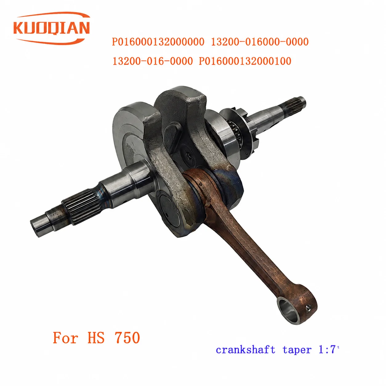 For HS 750 Crankshaft Taper 1:7 P016000132000000 13200-016-0000 13200-016000-0000
For HS 750 Crankshaft Taper 1:7 P016000132000000 13200-016-0000 13200-016000-0000