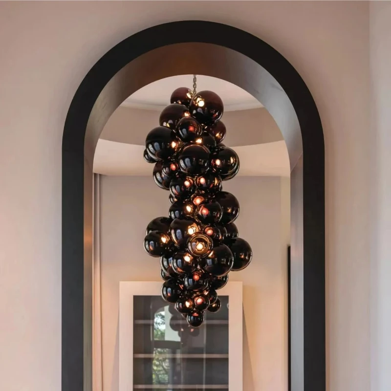 Modern Luxury Grape Chandeliers Italian Fruit Theme Lamps for Staircase Led Lights Restaurant Hotel Lobby Villa Home Decoration
Modern Luxury Grape Chandeliers Italian Fruit Theme Lamps for Staircase Led Lights Restaurant Hotel Lobby Villa Home Decoration