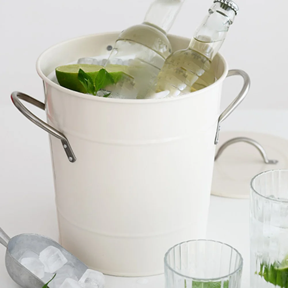 4.5L Elegant Galvanized Metal Ice Bucket for Cooling Drinks At Parties and Events with Ice Shovel Included Cooler Bucket
4.5L Elegant Galvanized Metal Ice Bucket for Cooling Drinks At Parties and Events with Ice Shovel Included Cooler Bucket