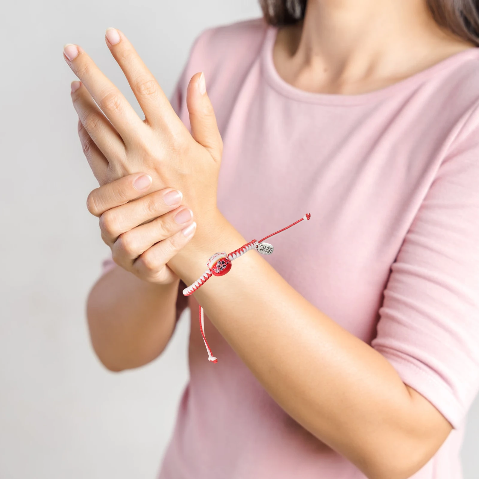 Ceramic Bracelet For Woven Wrist Rope Women Japanese Woven Rope Adjustable Red String Protection Charm Jewelry Gift
Ceramic Bracelet For Woven Wrist Rope Women Japanese Woven Rope Adjustable Red String Protection Charm Jewelry Gift