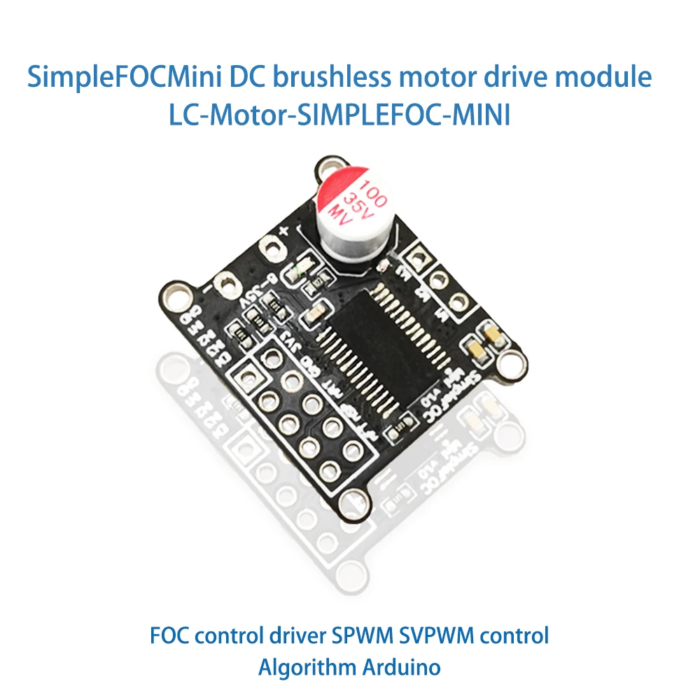Плата драйвера двигателя постоянного тока SVPWM/SPWM, алгоритм управления для FOC, бесщеточный драйвер simplefocus Mini для драйвера Arduino DRV8313
Плата драйвера двигателя постоянного тока SVPWM/SPWM, алгоритм управления для FOC, бесщеточный драйвер simplefocus Mini для драйвера Arduino DRV8313